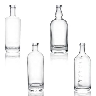 CROWN CAP sigillamento bottiglie di vetro rotonde trasparenti da 200 ml per bevande gassate alla rinfusa