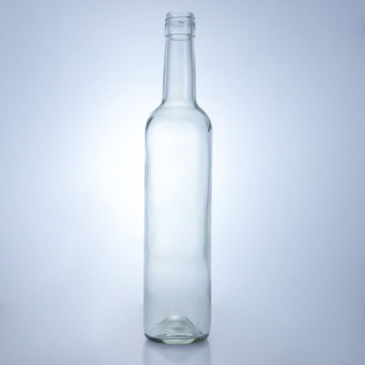 600 ml 750 ml 1000 ml di forma rotonda vuota con collo lungo bottiglie di vetro per liquori
