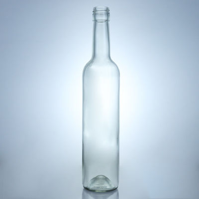 500 ml bottiglia di liquore di vetro per whisky gin rum vodka Decal superficie manipolazione e avvitamento