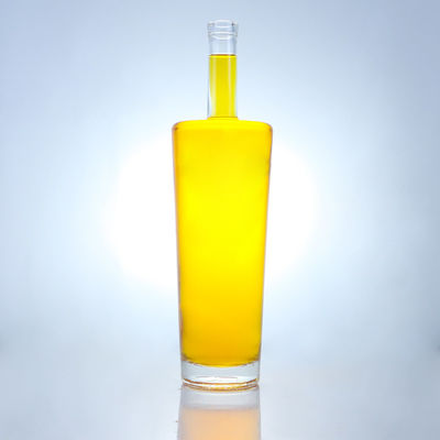 Bottiglia in vetro da 750 ml per rum, vodka, whisky, tequila, gin e materiale super-frittato