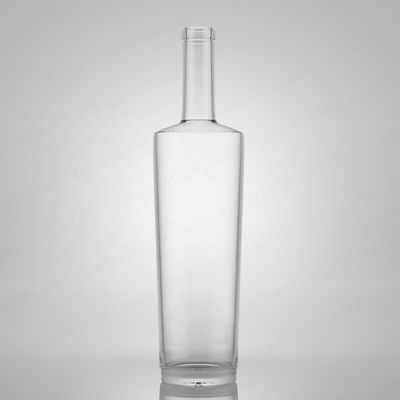 Bottiglia di vetro con logo personalizzato per rum vodka whisky tequila gin 750ml Super Flint Glass