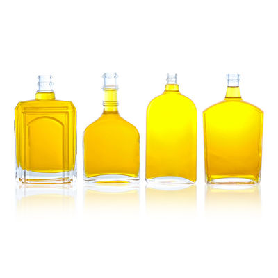 Vodka Whisky Rum Gin Bottiglia di liquore di vetro con superficie deccale e alto tasso di riacquisto