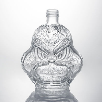 Bottone di vetro a vite per liquori industriali per whisky vodka rum