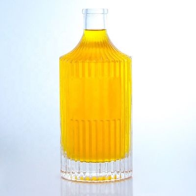 500 ml 750 ml 1000 ml bottiglia di vetro trasparente vuota per vodka gin rum whisky brandy