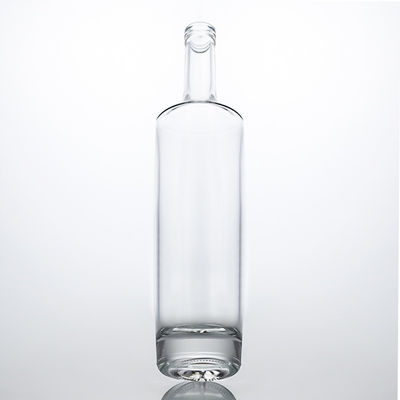 Collare di vetro unico Materiale collo lungo Bottiglia di liquori per whisky Vodka Tequila Gin Rum