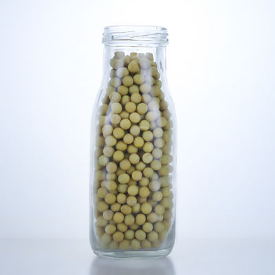 Tappo del colletto di vetro 250 ml 330 ml Bottiglia rotonda vuota per succo tè bevande di caffè