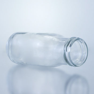 Tappo del colletto di vetro 250 ml 330 ml Bottiglia rotonda vuota per succo tè bevande di caffè