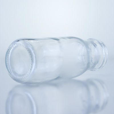 Tappo del colletto di vetro 250 ml 330 ml Bottiglia rotonda vuota per succo tè bevande di caffè