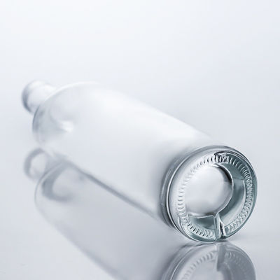 Collare di vetro unico Materiale collo lungo Bottiglia di liquori per whisky Vodka Tequila Gin Rum