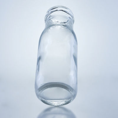 Tappo del colletto di vetro 250 ml 330 ml Bottiglia rotonda vuota per succo tè bevande di caffè