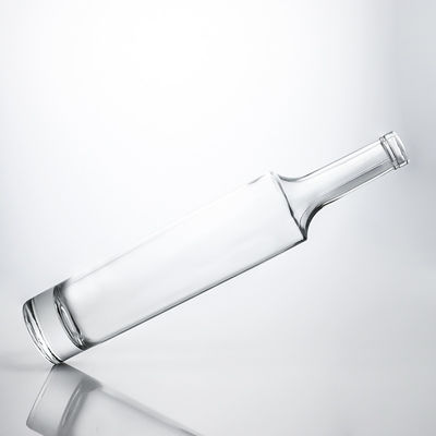 Collare di vetro unico Materiale collo lungo Bottiglia di liquori per whisky Vodka Tequila Gin Rum