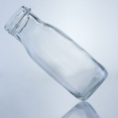 Tappo del colletto di vetro 250 ml 330 ml Bottiglia rotonda vuota per succo tè bevande di caffè