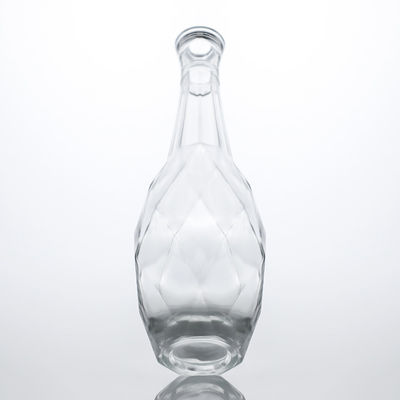 Bottiglia di vetro Super Flint con tappo di sughero per whisky vodka tequila gin rum