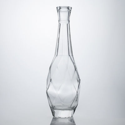 Bottiglia di vetro Super Flint con tappo di sughero per whisky vodka tequila gin rum