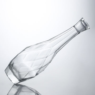 Bottiglia di vetro Super Flint con tappo di sughero per whisky vodka tequila gin rum