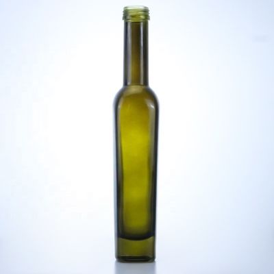 375ml Bottiglie di olio d'oliva verde scuro Acid Etch Superficie manipolazione e colore alto