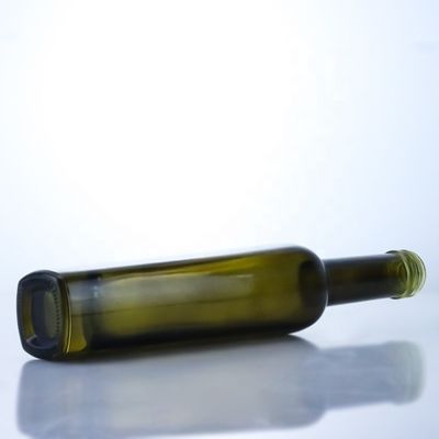 375ml Bottiglie di olio d'oliva verde scuro Acid Etch Superficie manipolazione e colore alto