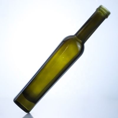 375ml Bottiglie di olio d'oliva verde scuro Acid Etch Superficie manipolazione e colore alto