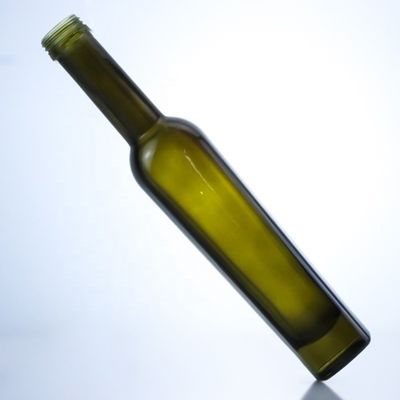 375ml Bottiglie di olio d'oliva verde scuro Acid Etch Superficie manipolazione e colore alto