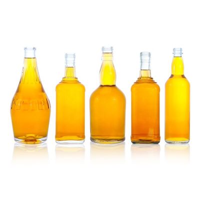 Bottiglia di vetro di tipo tappo di sughero 70cl 75cl Bottiglia di design classico per Shandong di forma rotonda