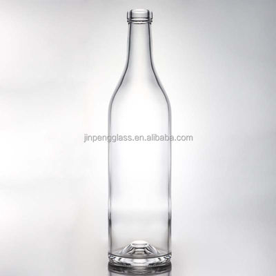 Materiale di base di vetro 12 oz di acqua da bere alta pietra birra bottiglia di vetro con tappo in alluminio
