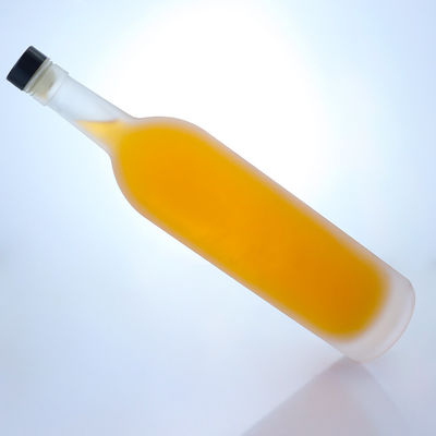 Materiale di base di vetro 12 oz di acqua da bere alta pietra birra bottiglia di vetro con tappo in alluminio