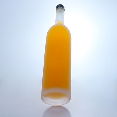 Materiale di base di vetro 12 oz di acqua da bere alta pietra birra bottiglia di vetro con tappo in alluminio
