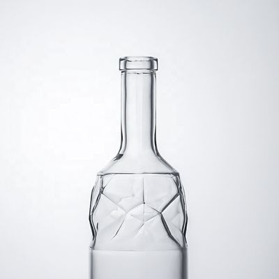 Bottiglie di vetro Super Flint trasparenti da 750 ml per Gin Rum Whisky e Vino