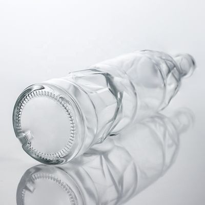 Bottiglie di vetro Super Flint trasparenti da 750 ml per Gin Rum Whisky e Vino