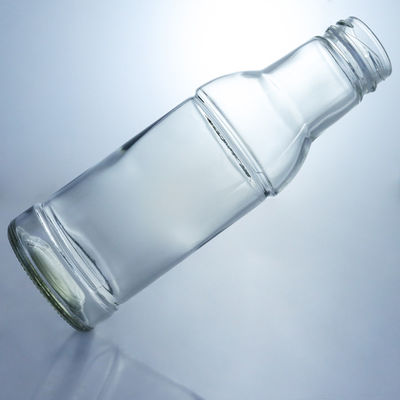 Bottiglia di vetro di grande capacità da 90-500 ml calda per condimenti, condimenti e con coperchio metallico incluso