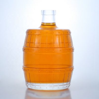 700 ml 750 ml bottiglia di vetro a forma speciale per whisky tequila brandy rum gin collare di vetro