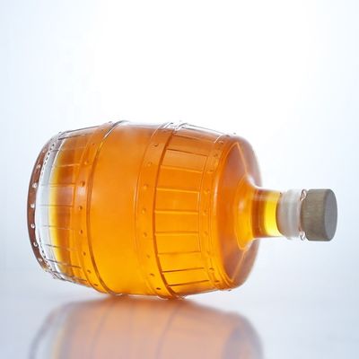 700 ml 750 ml bottiglia di vetro a forma speciale per whisky tequila brandy rum gin collare di vetro