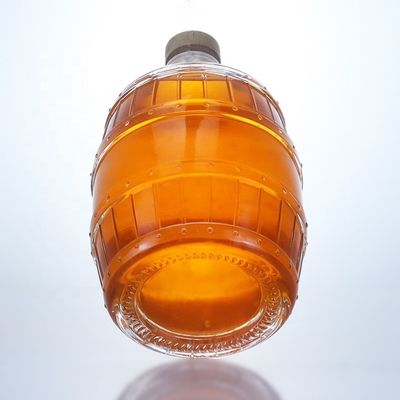 700 ml 750 ml bottiglia di vetro a forma speciale per whisky tequila brandy rum gin collare di vetro