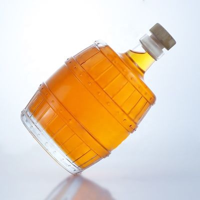 700 ml 750 ml bottiglia di vetro a forma speciale per whisky tequila brandy rum gin collare di vetro