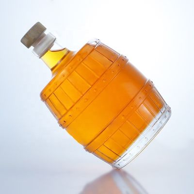 700 ml 750 ml bottiglia di vetro a forma speciale per whisky tequila brandy rum gin collare di vetro