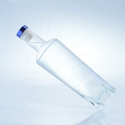 Collare di vetro Bottiglia di vetro per bevande alcoliche 750 ml con sigillo di sughero