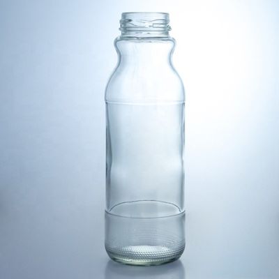 Bottiglia di vetro per insalate con coperchio metallico e disegno trasparente 100ML200ml 250ml 500ml 1 Lift