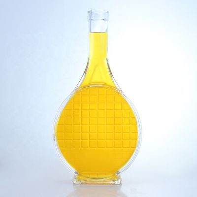 Prodotti in vetro bottiglia a forma unica 750 ml 700 ml per vodka whisky tequila brandy