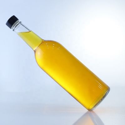 Extra Flint Luxury Design 1L bottiglia di vetro Perfetta per il colletto della vodka Materiale vetro