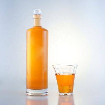Bottiglie di vetro per bevande cinesi di 750 ml di tenuta di sughero di tipo di sughero extra flint per vodka