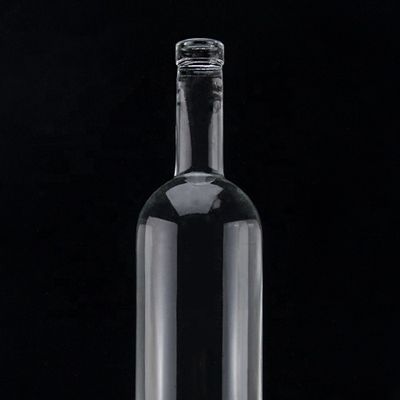 Bottiglie di tequila di vetro con design vintage di lusso in 350ml/700ml/750ml Volume