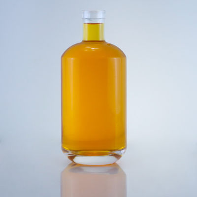 Bottiglia di vetro da 375 ml 500 ml 700 ml 750 ml 1000 ml per liquori con tappo a tappeto