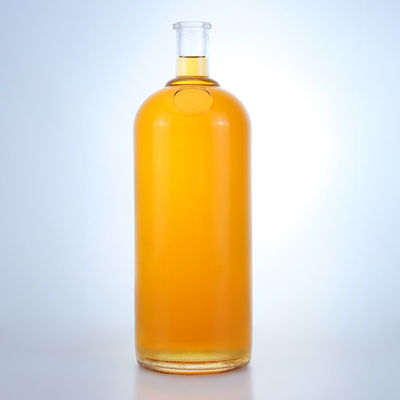 Bottiglia di vetro da 375 ml 500 ml 700 ml 750 ml 1000 ml per liquori con tappo a tappeto