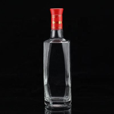 Superficie incisa Bottiglia di vetro da 750 ml per collare industriale e di vetro in Messico Tequila