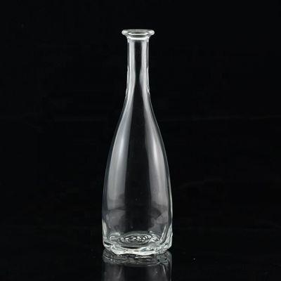 Acid Etch Surface Handling Bottiglie di tequila di vetro con collo rotondo e filtro vuoto