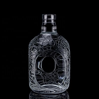 700 ml 750 ml Vodka bottiglia di vetro bottiglia di vino con tenuta di sughero