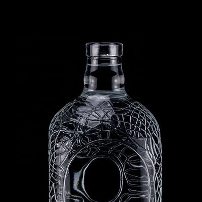 700 ml 750 ml Vodka bottiglia di vetro bottiglia di vino con tenuta di sughero