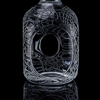 700 ml 750 ml Vodka bottiglia di vetro bottiglia di vino con tenuta di sughero
