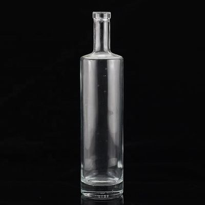 Bottone di vetro a spalla piatta per tequila messicana
