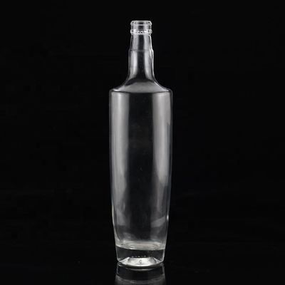 Bottone di vetro a spalla piatta per tequila messicana
